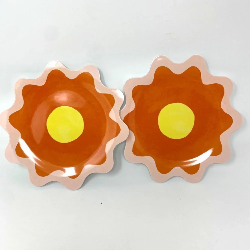 Target Set of 2 Melamine Figural Flower 9
